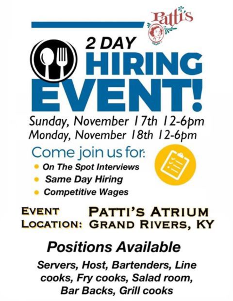 Patti's hiring